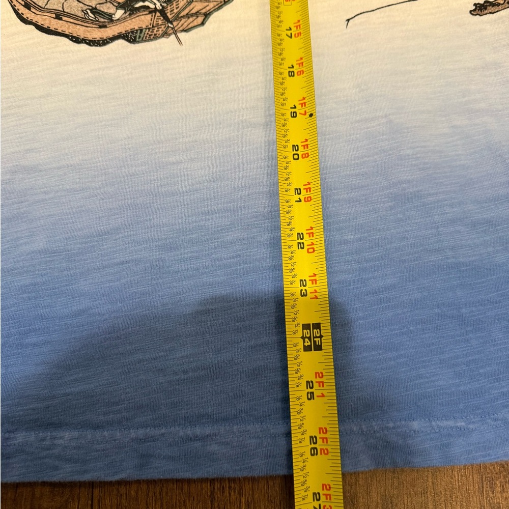 UNIQLO UT Hokusai Blue T-Shirt Large - Picture 5 of 8
